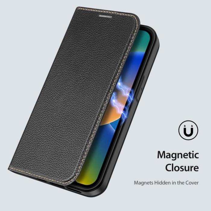 Dux Ducis - Dux Ducis iPhone 14 Plus Plånboksfodral Skin X2 - Svart
