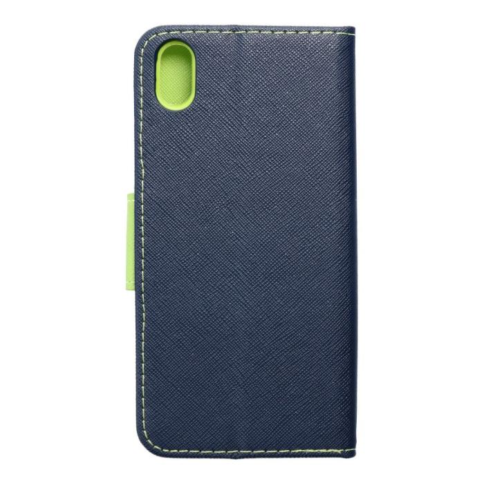 OEM - Redmi 7A Plånboksfodral Fancy Eco Läder - Blå