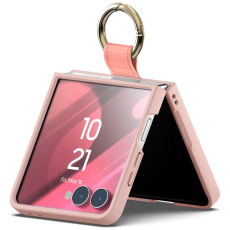 Mercury - Mercury Mobilskal F&ouml;r Galaxy Z Flip 8 Goldring H&aring;rd - Rosa