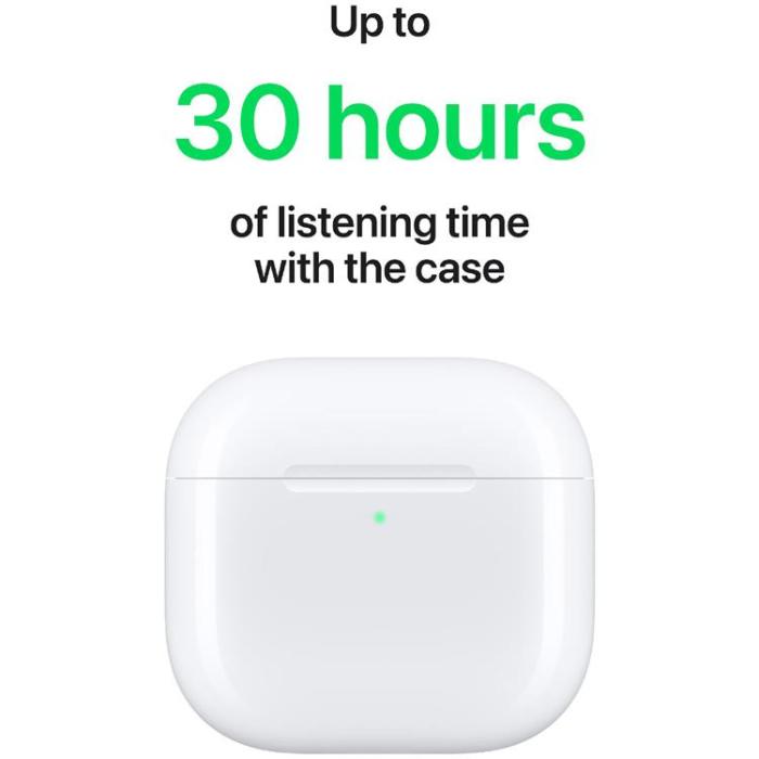 Apple - Apple AirPods 4 True Wireless Bluetooth med Laddningsskal