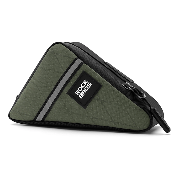 Rockbros Triangel Cykelramväska 0.3L - Grön (Grön) | 3778 | AlltMobil