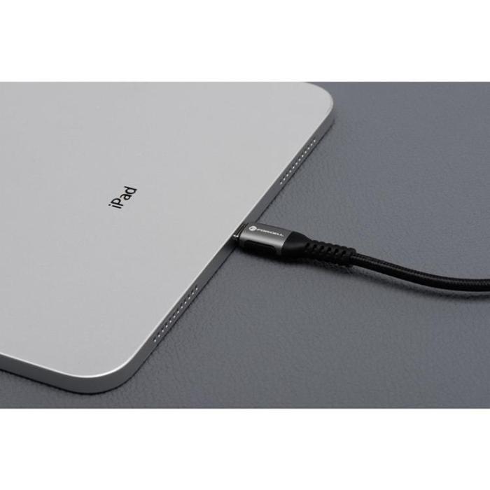 Forcell - Forcell USB-A till Lightning Kabel 12W 3m 2.4A Cafule - Svart