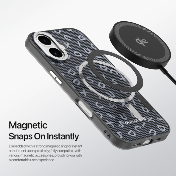 Dux Ducis - DUX DUCIS iPhone 17 Mobiskal MagSafe Moro - Svart