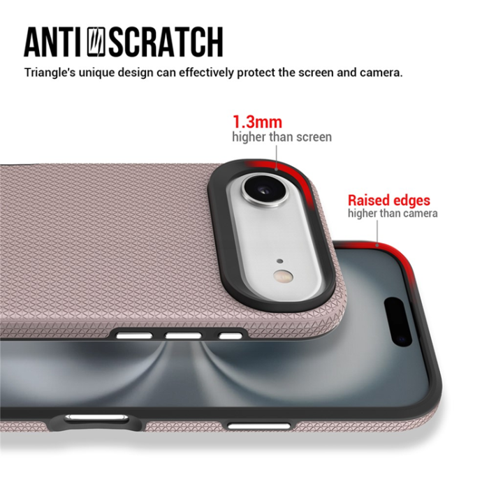 A-One Brand - iPhone 17 Air Mobilskal MagSafe Protective TPU+PC - Roséguld