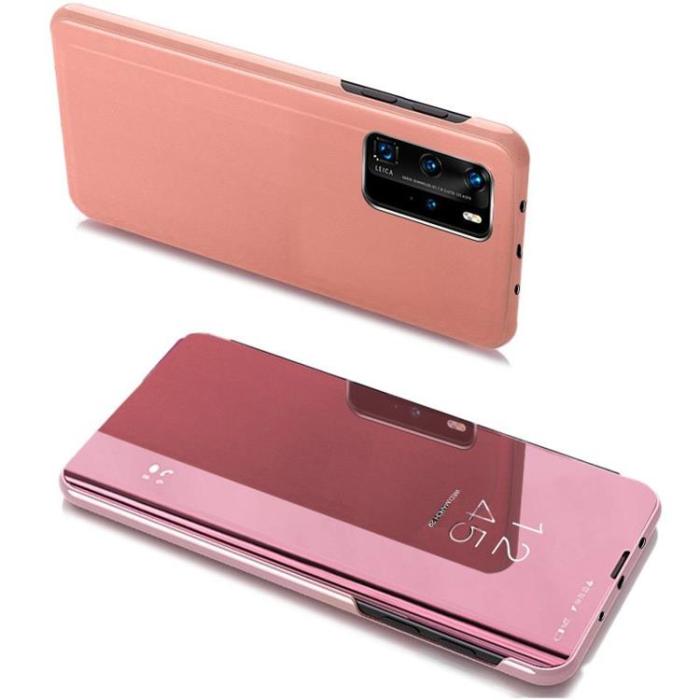 Ruhtel - Clear View Fodral Xiaomi Mi 10T / 10T Pro - Rosa