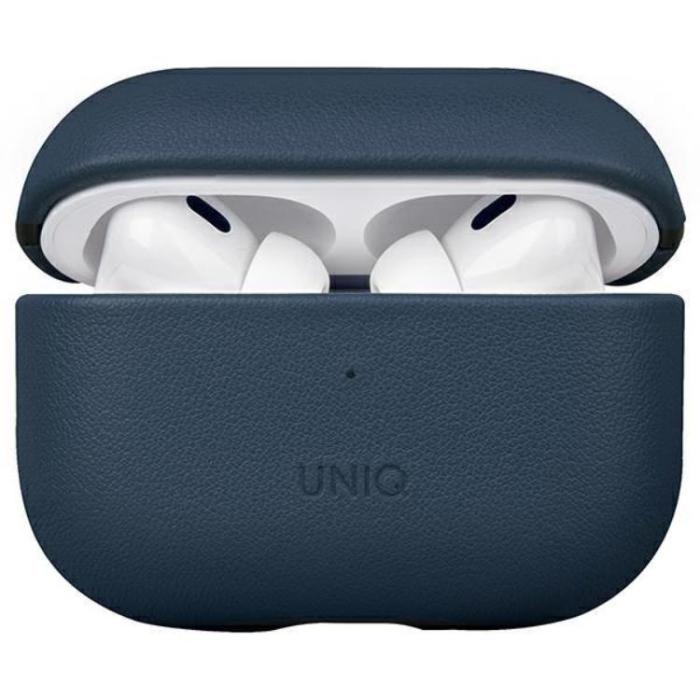 UTGATT1 - Uniq Airpods Pro 2 Skal Äkta Läder Terra - Space Blå