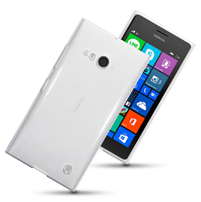 UTGATT5 - Skal till Nokia Lumia 735 - Transparent