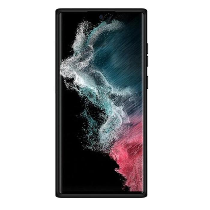 UTGATT5 - Nillkin Galaxy S22 Ultra Skal CamShield Silky Silicone - Svart