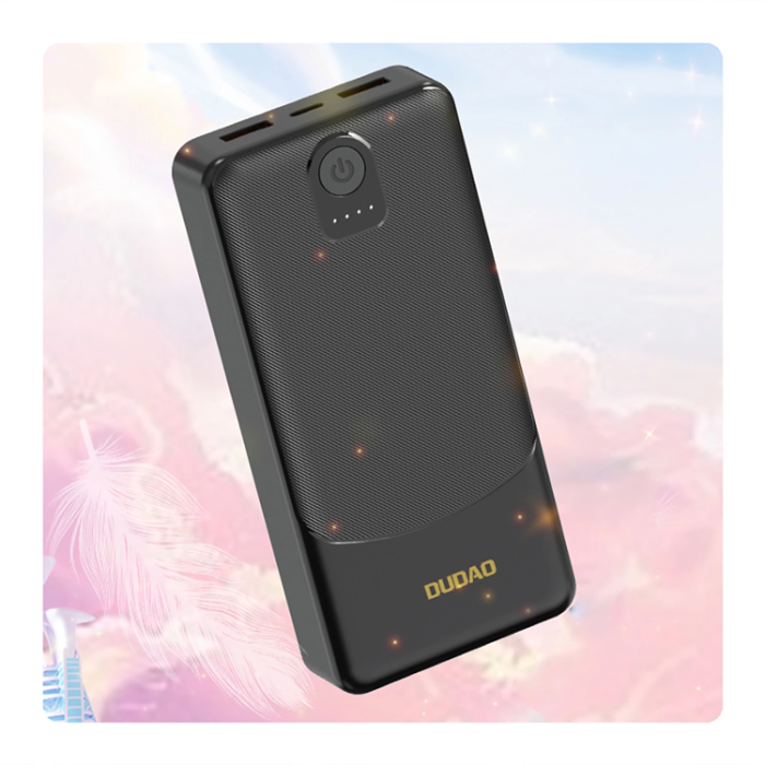 Dudao - Dudao Powerbank 20000mAh 2xUSB-A 2.4A - Svart