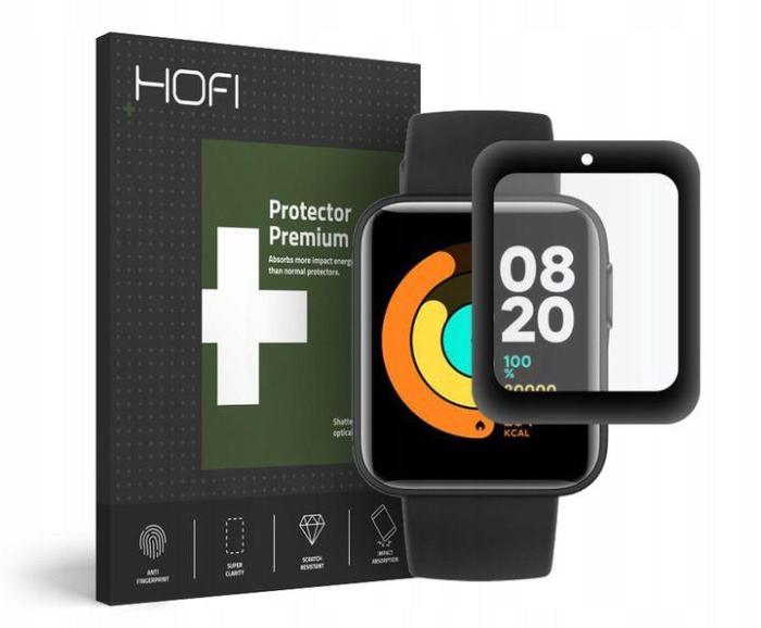 UTGATT1 - HOFI Hybrid Härdat Glas Xiaomi Mi Watch - Ljus Svart