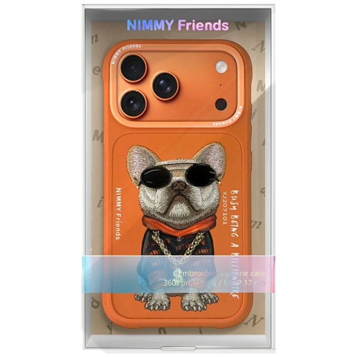 NIMMY - Nimmy iPhone 17 Pro Max Mobilskal Cool Dog - Orange
