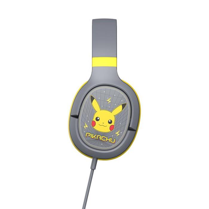 POKEMON - POKEMON Pikachu Gaming-Headset, Over Ear, Bom-mikrofon - Grå