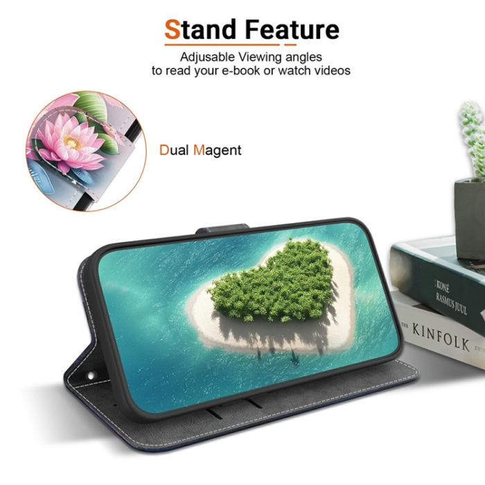 A-One Brand - Sony Xperia 1 VII Plånboksfodral med Lanyard Printing - Lotus