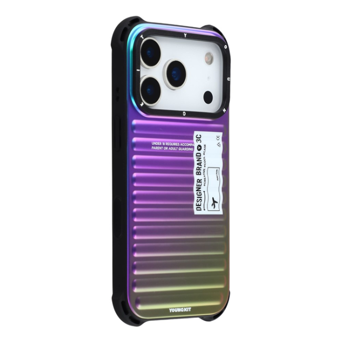 YOUNGKIT - YOUNGKIT iPhone 17 Pro Max Mobilskal Suitcase Style - Flerfärgad