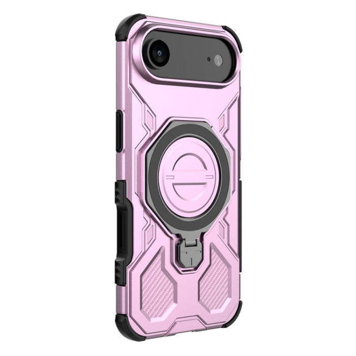 A-One Brand - iPhone 17 Air Mobilskal Rotating Kickstand - Rosa