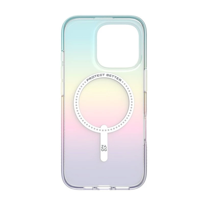 Zagg - Zagg iPhone 16 Pro Mobilskal MagSafe Milan Snap - Iriserande