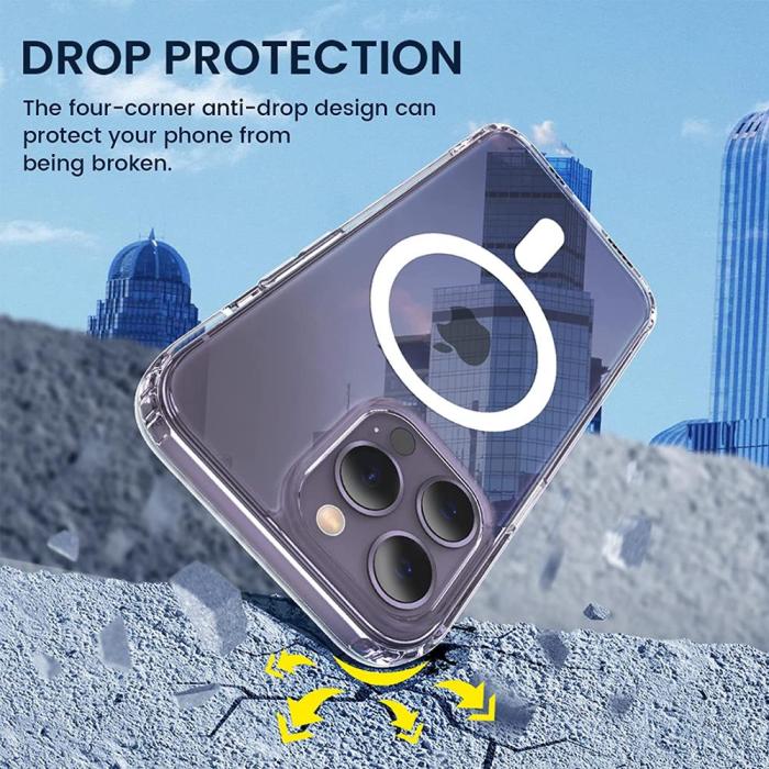 Boom of Sweden - BOOM iPhone 15 Pro Mobilskal Magsafe TPU - Transparent