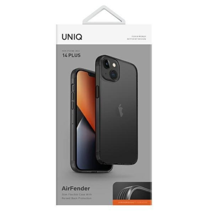 UNIQ - UNIQ iPhone 14 Plus Skal Air Fender - Grå