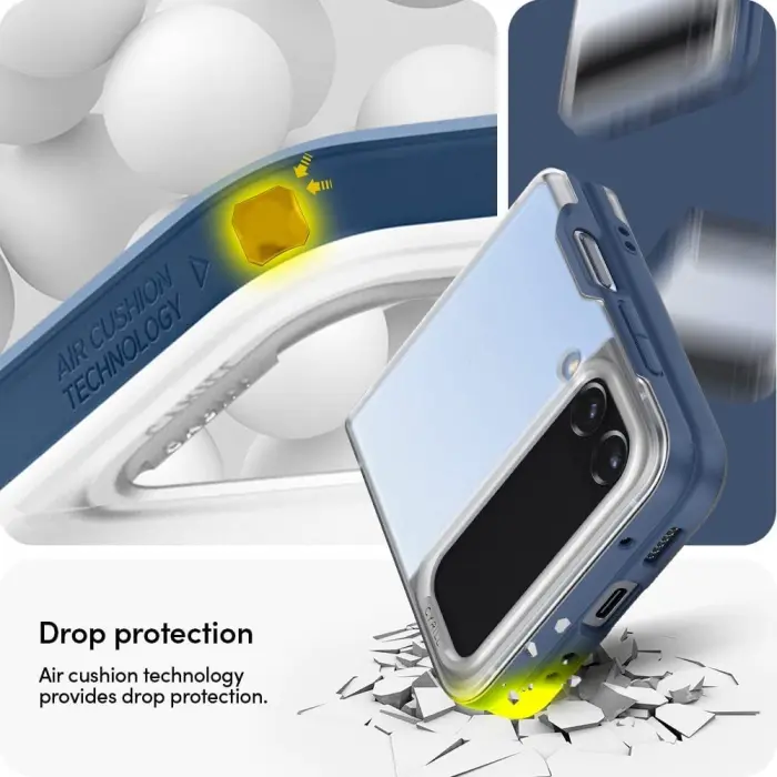 UTGATT - Spigen Galaxy Z Flip 4 Skal Cyrill Color Brick - Coast