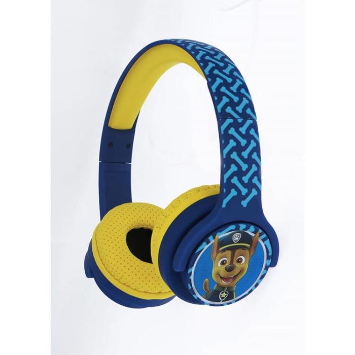 UTGATT5 - PAW PATROL Hörlurar Junior Bluetooth On-Ear 85dB Trådlös Chase - Blå