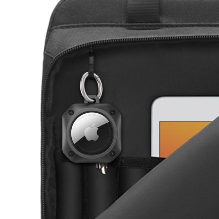 Tech-Protect - Tech-Protect Apple AirTag Skal Rough Pro - Svart