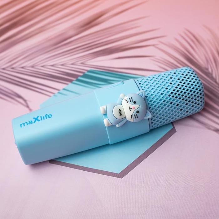 Maxlife - Maxlife Bluetooth Mikrofon med Högtalare Animal MXBM-500 - Blå