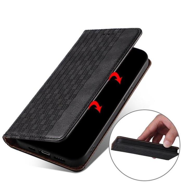 OEM - Xiaomi Redmi Note 11 Pro 4G/5G Plånboksfodral Magnet Strap - Svart
