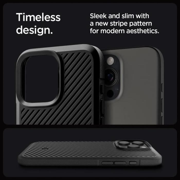 Spigen - Spigen iPhone 16 Pro Max Mobilskal Core Armor - Matte Svart