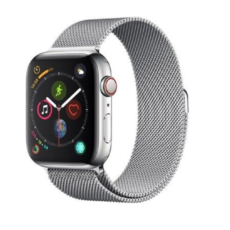 Devia Apple Watch (42/44/45/49mm) Armband Elegant Milanese - Silver | 5123 | AlltMobil