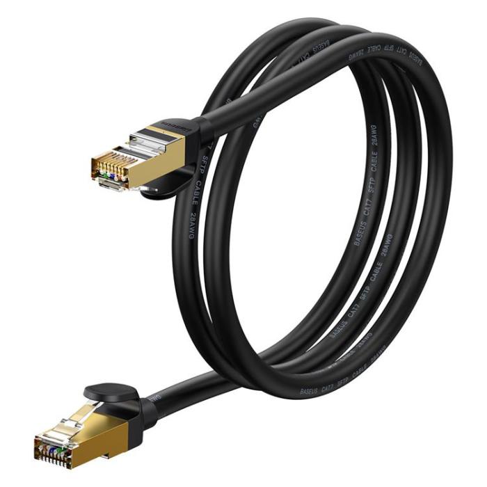 BASEUS - Baseus RJ45 Nätverk Kabel 1m High Speed - Svart