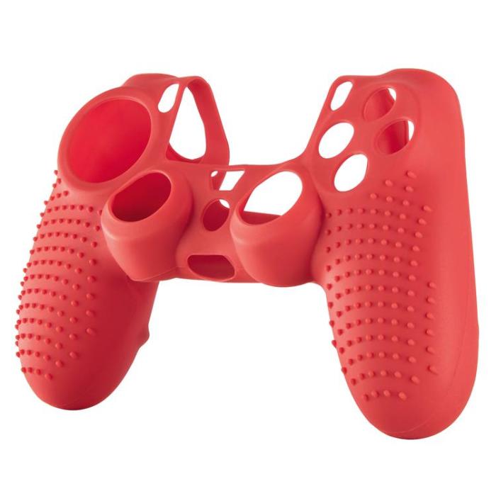 UTGATT - HAMA PS4 Handkontrollsskydd 3st i Silikon - Röd / Blå / Svart