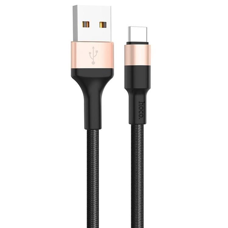 Hoco Xpress USB-C till USB-A kabel 1m - Svart Guld | 3541 | AlltMobil