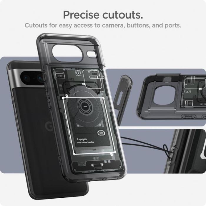 UTGATT - Spigen Google Pixel 8 Mobilskal Ultra Hybird - Zero One