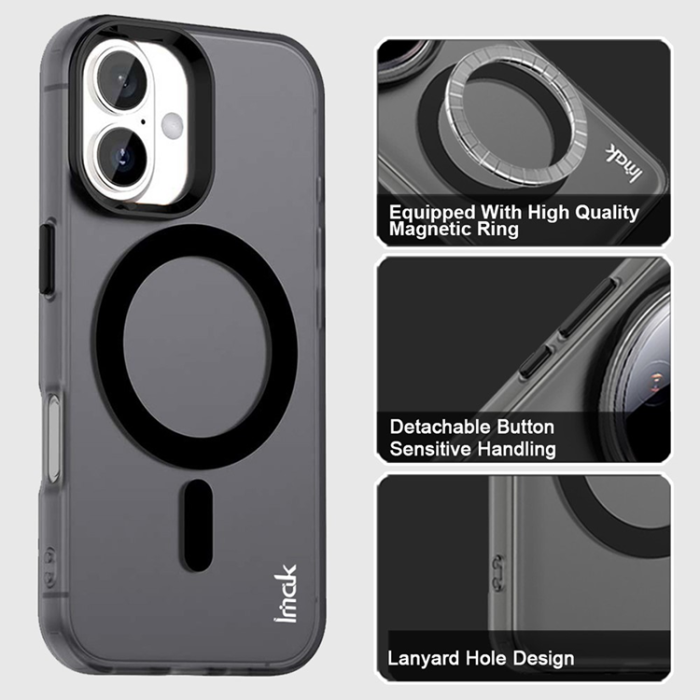 Imak - IMAK iPhone 17 Mobilskal MagSafe Anti Drop - Svart