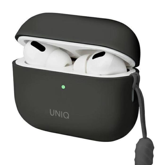UTGATT5 - UNIQ AirPods Pro 2 Skal Lino Silikon - Ash Grå