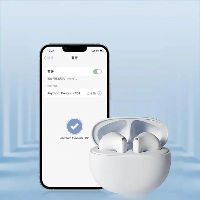 Joyroom - Joyroom Funpods Trådlösa In-Ear-Hörlurar (JR-FB2) - Vit