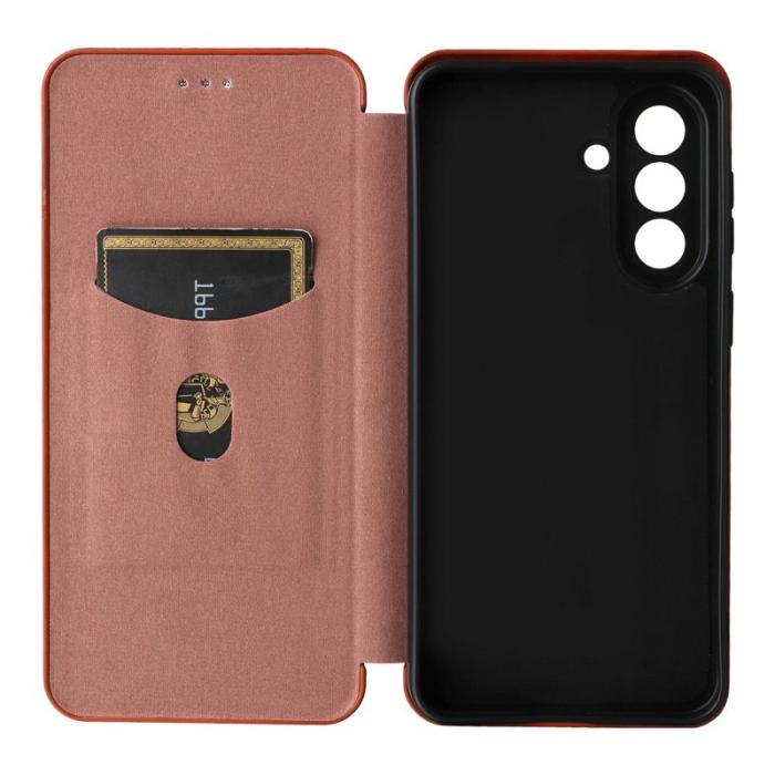 OEM - Mobilskal till Samsung Galaxy A57 PU Läder Drop-Skydd - Brun