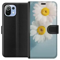 Gustaf - Pl&aring;nboksfodral till Xiaomi Mi 11 Lite med Sommarblommor