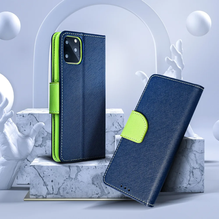 OEM - Xiaomi Redmi 14C Plånboksfodral Fancy - Marinblå Lime