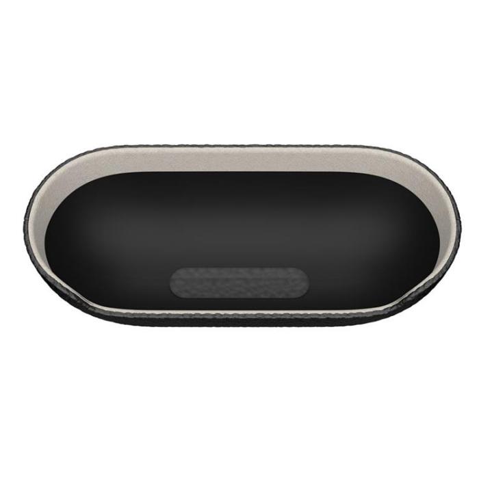 KeyBudz - KeyBudz Artisan Series läderfodral för Airpods 4 - Svart