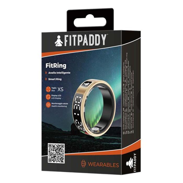 Fitpaddy - Fitpaddy Fitring Smart Ring med Display