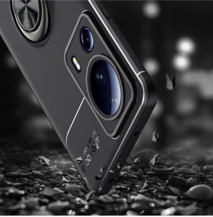 A-One Brand - Xiaomi 13 Lite Mobilskal Ringhållare TPU Kickstand - Brun