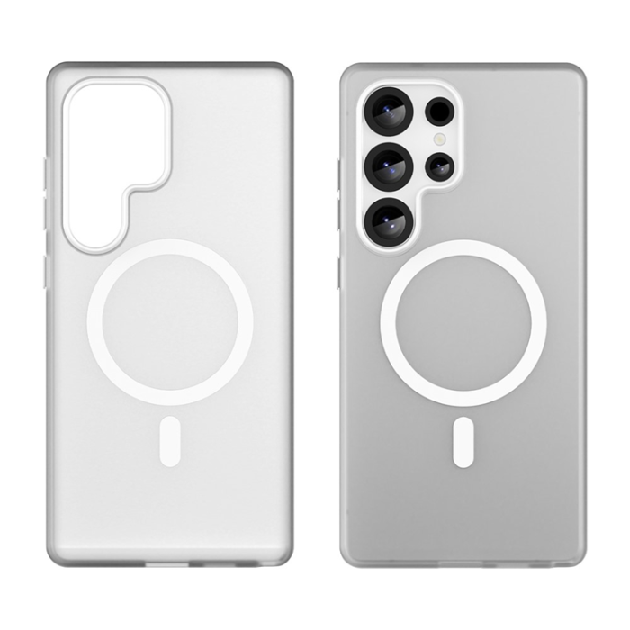 A-One Brand - Galaxy S25 Ultra Mobilskal MagSafe Slim Matte - Vit