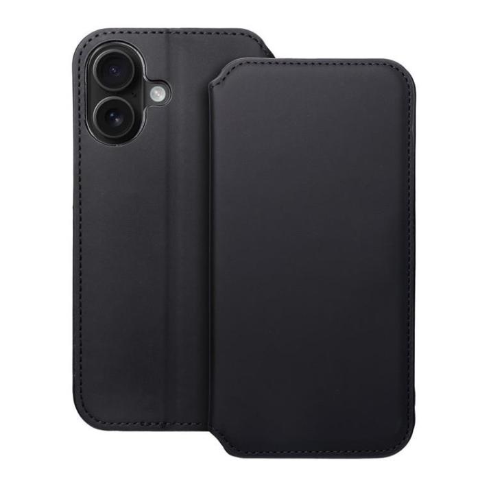 OEM - iPhone 16 Plus Plånboksfodral Dual Pocket - Svart