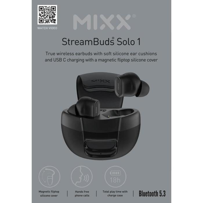MIXX - MIXX In-Ear Hörlur Solo 1 TWS - Svart