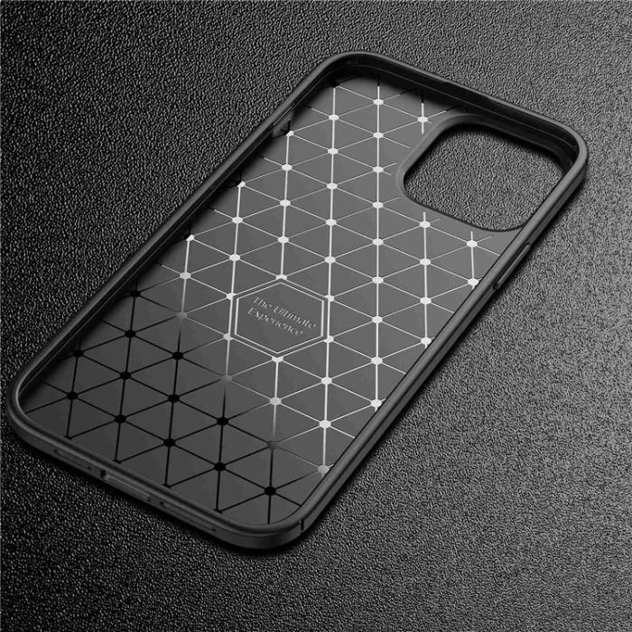 OEM - iPhone 14 Pro Max Skal Carbon Shock-Proof - Svart