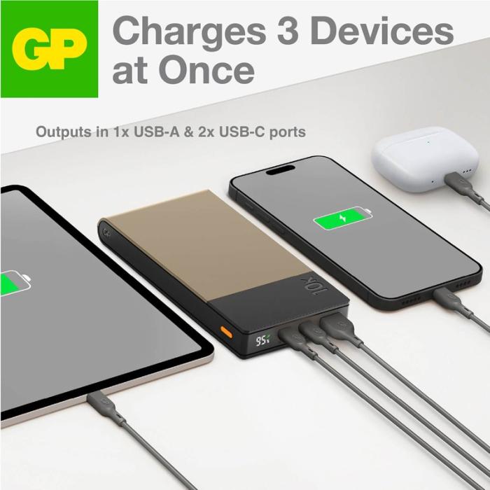 GP - GP Powerbank M2+ 10000mAh Beige