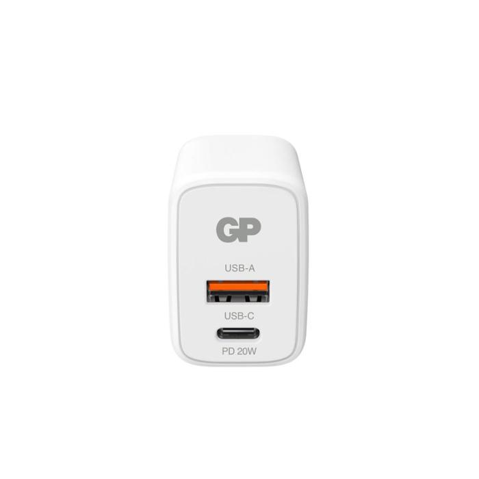 GP - GP Väggladdare WM2B PD 20W USB-A + USB-C