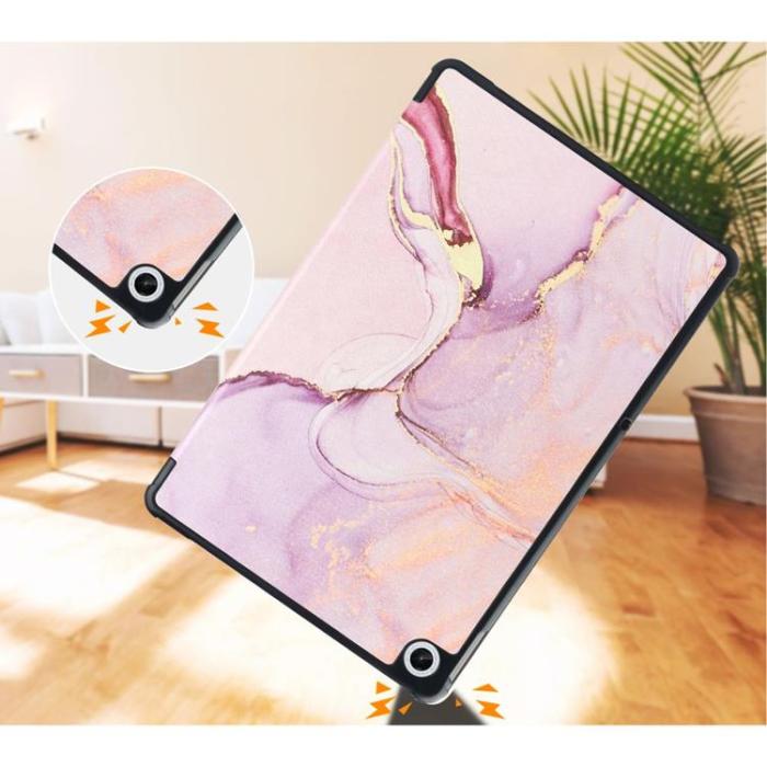 Tech-Protect - Lenovo Tab M10 Plus Gen 3 10.6 Fodral Smart - Marble
