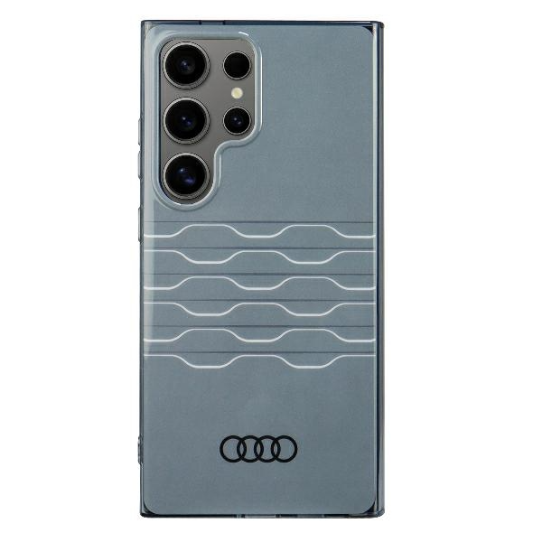 Audi Mobilskal till Galaxy S24 Ultra Geometric Pattern - Grå